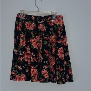 Floral skater skirt